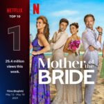 Rachael Harris Instagram – Thank you for making 
MOTHER OF THE BRIDE #1 on the ‘Top 10 on @netflix’ for 2 straight weeks! GLOBALLY! 
 #1 in 92 countries! 51.2 million total views  since we released! LET’S GO! 

Congrats to our producers, director, cast and crew! ☀️🏝️🧡

@brookeshields 
@benjaminbratt 
@mirandacosgrove 
@seanjamesteale 
@chadmichaelmurray 
@thebestmichaelmcdonald 
@wcruz73 
@tasneemroc 
@dalip_sondhi 
@mark_s_waters 
@bradkrevoy 
@townsend_jimmy 
@amandacphillips_ 
@heathermakeup 
@freddiestoplermakeup 
@natf0x 
@valhal.costumes