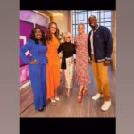 Rachael Harris Instagram – Always a GOOD TIME with this lovely lady @rachaelharris today for @thetalkcbs with @brookeshields for #motherofthebride on @netflix GIVE IT A WATCH!

#makeup by me @marina_gravani 
#hair by @dallin.james 
#style by @anandarose 
#skirt by @staud.clothing
#top by @elliatt 
#heels by @schutz 
#ring by @j.sheffner 
#glow by @holytans 

@tfg.pr 
#netflix #rachaelharris #brookesheilds #feelgoodmovie