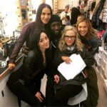 Rachael Harris Instagram – SO GOOD TO BE WITH THE FAM after our full order!  #gratitudetuesday *Repost from @aimeegarcia4realz Good to be back … #Lucifer family 😈💜💜💜💜@luciferonfox