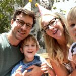 Rachael Harris Instagram - Happy Father’s Day to all the fantastic dads in my life🥳🎉 so grateful to see a hummingbird fly by and remind me how lucky I am to have had my sweet, kind, funny dad, Gary, holding my hand and loving me up❤️ Grateful to get to share in raising H & O with you Christian, oh how you love them so… Jack and Danny.. I love you both and love the love you give to your kids… always inspiring❤️ LoveLoveLove❤️