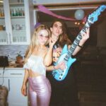 Rachel Ballinger Instagram - Celebrating Zara the only possible way…. A Hannah Montana themed slumber party 💕👑🎤