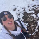 Rachel Ballinger Instagram - Mammoth day 1 🥰🏂☃️🦣