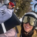 Rachel Ballinger Instagram - Mammoth day 1 🥰🏂☃️🦣