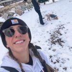 Rachel Ballinger Instagram - Mammoth day 1 🥰🏂☃️🦣
