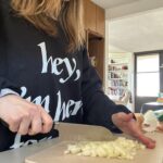 Rachel Bilson Instagram - Tried the tongue out onion chopping trick, I’ll give it a 6. Worked for the first half of onion, second half it was seeping in… #themoreyouknow