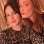 Rachel Brosnahan Instagram - Date night with lil sis big sis of my dreams @laurabrown99 to celebrate the sissies (in law) of @veronicabeard 👯‍♀️👯‍♀️👯‍♀️