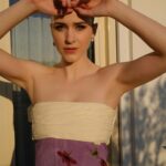 Rachel Brosnahan Instagram – @canneseries in the can(nes)! Thank you @prada   @mandelkorn for this painted dream of a dress, @bulgari for the sparkles, @bjornkrischker for the slick ‘do, @lisaaharon for adding hours of sleep to my face and @jessjenn for the pics. Grateful for this village!