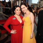 Rachel Brosnahan Instagram - Grateful to be closing out this chapter with the ketchup to my mustard, the pie to my cake, my dearest Smidge, @alexborstein. And look at the company we get to keep! Thank you @sagawards. No greater feeling than being honored by your peers.