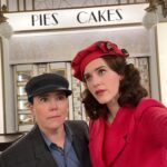 Rachel Brosnahan Instagram - Grateful to be closing out this chapter with the ketchup to my mustard, the pie to my cake, my dearest Smidge, @alexborstein. And look at the company we get to keep! Thank you @sagawards. No greater feeling than being honored by your peers.