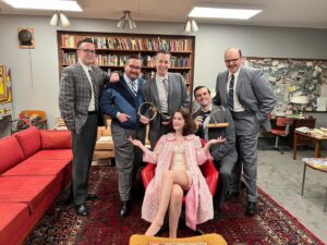 Rachel Brosnahan Instagram - 🚨 spoiler alert 🚨

I can’t quite believe it…but the very last episode of The Marvelous Mrs Maisel is out today.

This marvelous adventure changed my life in more ways than I can count. I met some of the greatest people I’ve ever known and now get call them family, mentors and friends. I went to television boot camp and learned how to be a better performer, leader and producer. I wore stunningly beautiful clothes, ate an embarrassing amount of prop food, got the middle finger from Alex daily. I grew up. I laughed til I cried and cried til I laughed. 

Everyone says it but they’re lying because our crew is the best in the business. So many folks have been pouring their time and talent into this show since it’s first season and none of this would have been possible without their dedication. We had the greatest cast and writers and producers and department heads and Amy Sherman Palladino steering our ship. She trusted all of us with her baby and pushed us to be better. 

And you watched it! You were wind in our sails through long days and tough nights. 

I am overwhelmed with gratitude and will be for a long, long time. Tits up to the final chapter.