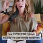 Rachel Hollis Instagram – EP 487: Next week we’ll be in the LAST 90 DAYS of the year (historically, a really important time for this community!!) 

So today on the podcast I’m sharing 7 different ideas for how you can reignite your passion and re-engage your focus. 

Whether this is the first time you’ve been aware of #Last90Days or you’ve done it every year, this episode is filled with ideas to help you be intentional and finish the year strong!