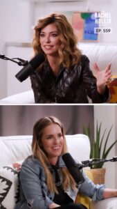 Rachel Hollis Instagram - EP 559: I will NEVER fully recover from this! @shaniatwain came to my house and sat on my furniture and talked about life and music and hope and pain and it’s one of my favorite things to happen… ever! Listen to our conversation wherever you get your podcasts and also, who wants to go with me to Vegas to see Shania perform because she said I could bring friends but she didn’t specify how many and I think we should do this guys!! 😂