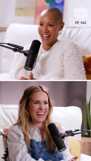 Rachel Hollis Instagram - EP. 565: JADA PINKETT SMITH | On Her Journey Into Healing, Health and Living a More Authentic Life

I had the immense pleasure of sitting down with @jadapinkettsmith recently to talk about her healing journey, how nutrition affects us emotionally and how we can learn to better listen to our inner wisdom. Loved this conversation!

Listen wherever you get your podcasts!