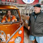 Rachel Hollis Instagram - EP 370: Spent the afternoon hanging with @fluffyguy at the compound. There were jokes and stories and dogs and vintage VW’s and however cool we hoped Gabe might be in real life the reality was 1,000x better! Listen in today on the podcast 🚌
