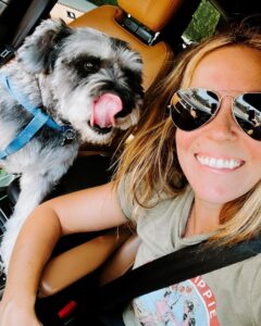 Rachel Hollis Instagram - I get all my babies back from summer camp tomorrow, but I got the fur baby back today! 🥰