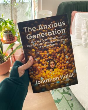 Rachel Hollis Instagram - Started reading this last night and I’m hooked! It’s speaking to so many things that terrify me when it comes to my kids and technology. 

The data studying the affects social media has had on adolescents is pretty bleak but @jonathanhaidt writes with some direction on where we go from here. This makes me feel hopeful that I won’t eventually need to move us all off-grid and away from the internet to keep us safe 🥴 (I do daydream about it tho)

If you’re a parent (or someone who works with, cares for, loves anyone under the age of 20) this is a really important read.