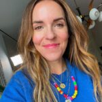 Rachel Hollis Instagram – keep seeing these cool, trendy beaded necklaces everywhere. not sure that this yarn creation from Mothers Day 3 years ago is the same—but I know the designer and she’s really going place 🥰