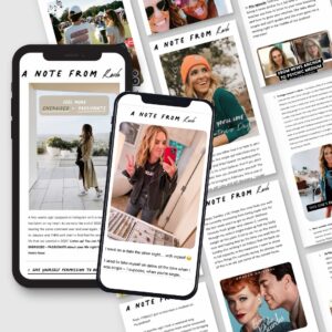 Rachel Hollis Instagram - Every Sunday, for years and years, I send an email 💌

Is it filled with hard hitting information? No. Is it brilliant commentary on world politics? Also no. 

It’s a weekly note about something that I love or a book I couldnt put down or an idea that’s helping me. Yesterday’s was about how to date yourself 🥰 

Sometimes I talk about nail polish colors or the garden I planted for spring or what I made for dinner. Hundreds of thousands of people open the email every Sunday, so I think it’s at least entertaining. 

The link to join is in my bio if you’d like a little random happy letter every week. 🤟🏻