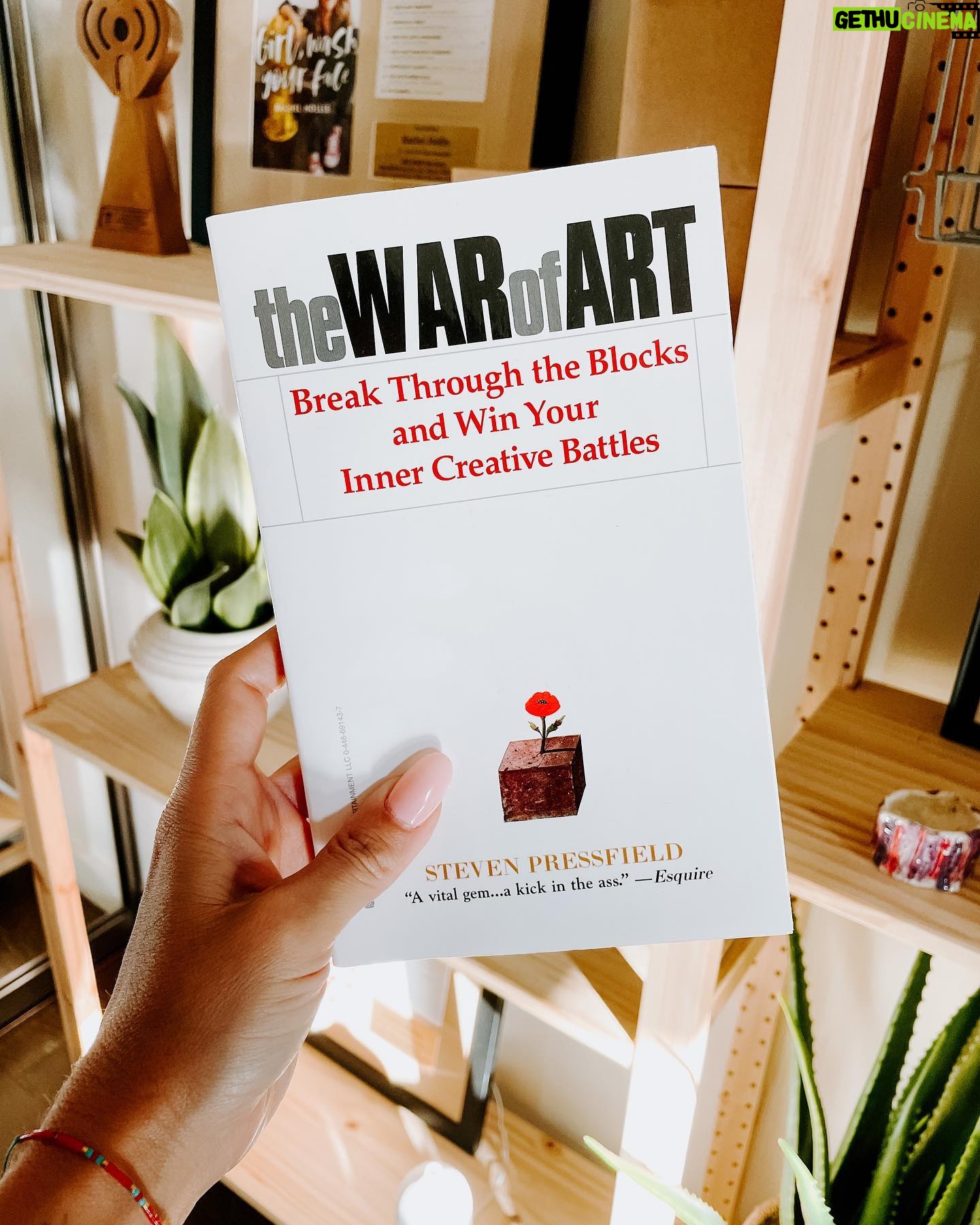 Rachel Hollis Instagram - I read it once a year (at least). I keep a stack of copies in the podcast studio just in case a guest hasn’t yet discovered it. If you’re building ANYTHING and/or struggling with procrastination I cannot recommend it enough.