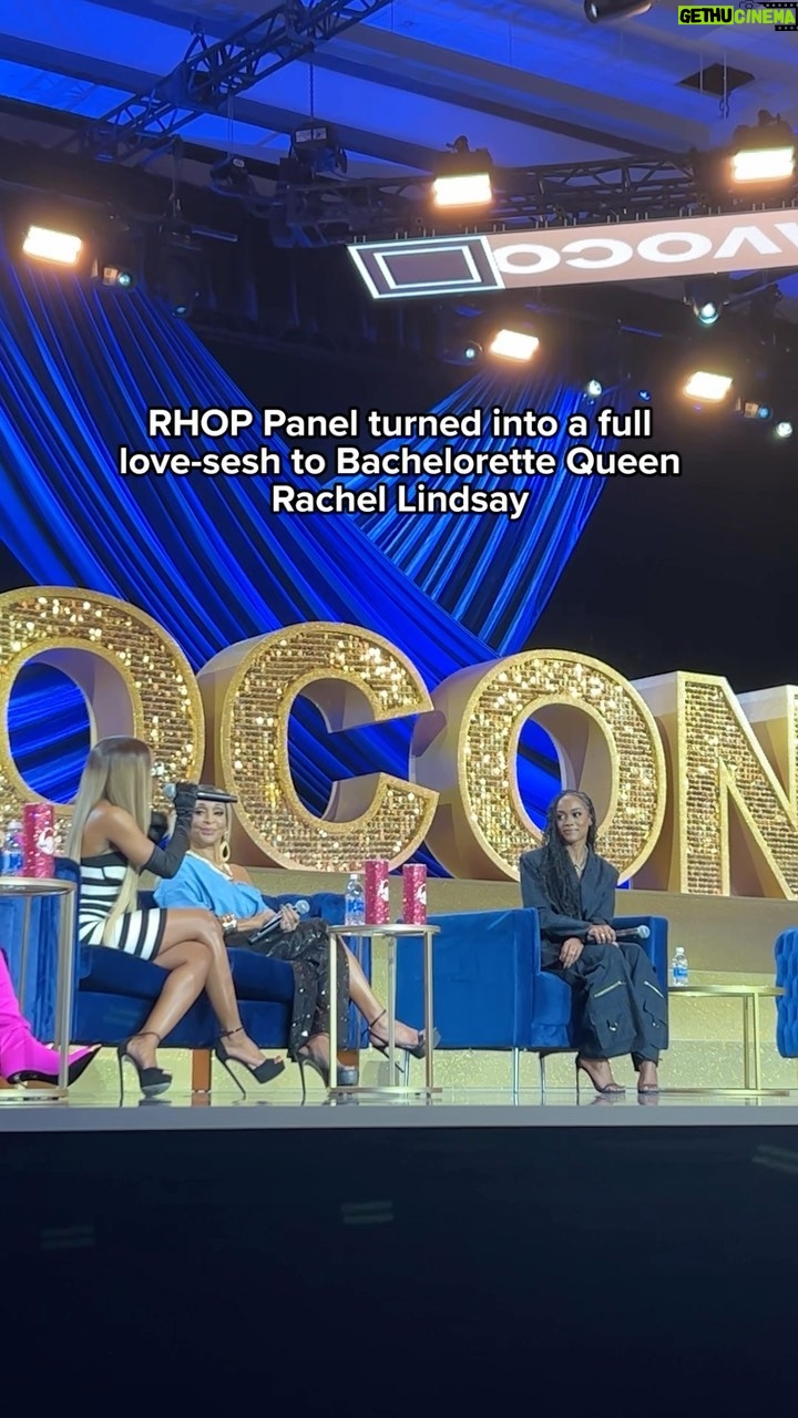 Rachel Lindsay Instagram - All the love for @therachlindsay 💞👑 #BravoCon #RHOP