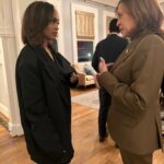 Rachel Lindsay Instagram – Thank you for a wonderful evening full of insightful conversations @vp @kamalaharris. It was an honor and looking forward to what comes next 🖤
