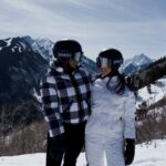 Rachel Lindsay Instagram – Learning to ski has been such a liberating, exhilarating and fulfilling experience. I’m calling it my midlife crisis. But it’s a reminder that you are never too old to learn something new and no matter how scary the unknown is you are strong enough to conquer it. 🖤 

Still working on my form but my fits are fire! Thank you @revolve for keeping me fly on these slopes 

Shout to the best ski instructor and now friend @oolala_howiewee for challenging every time