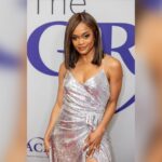 Rachel Lindsay Instagram – It was such an honor being the social media ambassador and presenter for #TheGracies for the second year in a row. ❤️ I left the evening feeling so empowered to share a space with such inspiring and trail-blazing women! Thank you @allwomeninmedia for having me and congratulations to all of the winners and honorees of the night! ⭐️ 

Dress: @halston 
Shoes: @stuartweitzman 
Styled by: @styledbyjuliekozak 
Hair: @ken_kandy 
MUA: @christinabarras