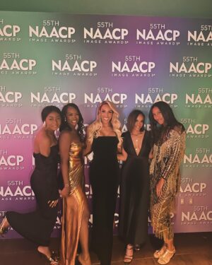 Rachel Lindsay Instagram - Spring Cleaning ✂️

Thank you to everyone that voted for @higherlearning. It’s always an honor to be nominated for an @naacpimageawards. We are so proud of the work that we do 🖤

Hair: @ken_kandy 
MUA: @christinabarras 
Dress: @lidee_woman @litagency 
Shoes: @ysl
Nails: @kiku_nail 
Necklaces: @brilliantearth @child_of_wild @thegivingkeys 
Rings: @davidyurman @cartier 
Bracelets: @tiffanyandco @davidyurman