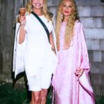 Rachel Zoe Instagram – Living in a @givenchy @barbie pink world from day to night with some of my favorite women 💕 wearing a Caftan of dreams in #givenchyplage