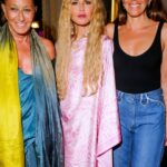 Rachel Zoe Instagram – Living in a @givenchy @barbie pink world from day to night with some of my favorite women 💕 wearing a Caftan of dreams in #givenchyplage