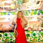 Rachel Zoe Instagram - Vintage @maisonvalentino red ❤️ for a magical night with my @thecolonypalmbeach family and @joeywolffer @wolfferwine in support of the extraordinary @stonybrookshh 🙏🏻