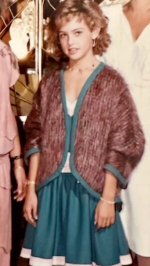 Rachel Zoe Instagram - Well as Sky will turn 13 in a month 🥹😭 my sister just sent this reminder of when I turned 13 .. a bad bob, over peroxided “sun-ind” hair in an attempt to be blonde , 3 outfit changes and one head to toe metallic lame’ of course.  I don’t think I have had a haircut since then. Sharing this in feed by overwhelming request 😂but may delete later 🤦‍♀️ This was 13 🪩 #iamwhoiam