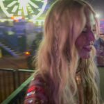 Rachel Zoe Instagram - @coachella @neoncarnival vibes having a night with my team ❤️ my people 🙏🏻 Vintage sequin caftan @missoni Glittered and braided glam by @emmawillishmu