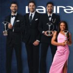 Rafael Nadal Instagram - Laureus World Sports Awards - Class of 2024 🏆 Laureus World Sportsman of the Year: @djokernole Laureus World Sportswoman of the Year: @aitanabonmati Laureus World Team of the Year: @sefutbolfem Laureus World Breakthrough of the Year: @judebellingham Laureus World Comeback of the Year: @simonebiles Laureus Sport for Good Award: @frnadal Laureus World Sportsperson of the Year with a Disability: @diededegroot Laureus World Action Sportsperson of the Year: @arisa_trew #Laureus24