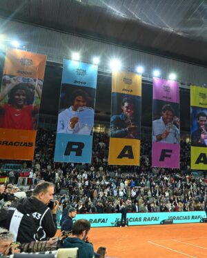 Rafael Nadal Instagram - Con sonrisa y AGRADECIMIENTO 
Por todo, siempre, desde el principio:
GRACIAS MADRID ❤️🇪🇸