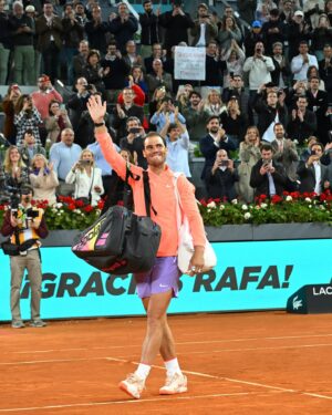 Rafael Nadal Instagram - Con sonrisa y AGRADECIMIENTO 
Por todo, siempre, desde el principio:
GRACIAS MADRID ❤️🇪🇸