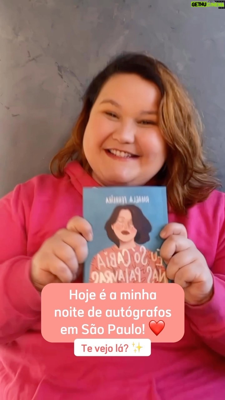 Rafaela Ferreira Instagram - É HOJE! Espero por vocês! ❤️ NOITE DE AUTÓGRAFOS - EU SÓ CABIA NAS PALAVRAS DATA: 26 de Abril de 2023 HORÁRIO: 19h LOCAL: Livraria da Vila - Lorena (Alameda Lorena, 1501 - Jardim Paulista - SP)