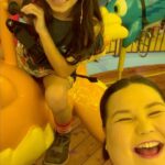 Rafaela Ferreira Instagram – Que dia divertidooo!!! 🎢✨Aproveitando com a minha sobrinha Viola e seu papai João no @parquedamonica 😍