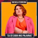 Rafaela Ferreira Instagram – Ela é atriz e agora escritora! Rafaela Ferreira lançou seu livro “Eu Só Cabia Nas Palavras” e conversou com a Caras sobre o processo de escrita e contou um pouco sobre a trama da obra. Rafa refletiu sobre temáticas importantes e revelou planos futuros com o livro. Vem ver!