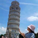 Rafiath Rashid Mithila Instagram - The leaning tower of Pisa! #ayra_ar_maayer_obhijan