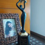 Rafiath Rashid Mithila Instagram – Thanks for the honour at the Indo-Bangla Iconic Star awards 2023 🙏🏽