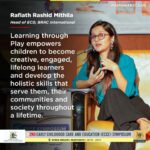 Rafiath Rashid Mithila Instagram - It was a great opportunity to discuss about the importance of Learning through Play and BRAC's approach to playful early childhood development at the National ECCE Symposium, organized by the Ministry of Education and Sports, Government of Uganda, today at Kampala, Uganda. @brac__uganda @bracworld