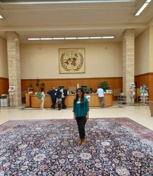 Rafiath Rashid Mithila Instagram - It was great to visit the United Nations Office in Geneva today. It was amazing to visit the UN Library in particular which is full of historical treasures starting from the League of Nations to the United Nations. The most interesting part was to be able to see a huge amount of archived documents from the Nuremberg trials against Nazi. 
On a separate note, it was a happy coincidence that our honourable Prime Minister, Sheikha Hasina, was also present here at Geneva at the UN today to attend the ILO Annual Conference. 

Thanks to #Oidel and #UniversityOfGeneva for organizing the visit. An eventful day indeed.