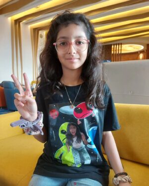 Rafiath Rashid Mithila Instagram - Ayra has designed the very first t-shirts of her future t-shirt line! 😊😊

#AyrasDigitalArt #AyrasTshirtLine 

@rafsan_sabab @amin_hannanchy