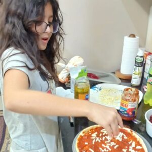 Rafiath Rashid Mithila Instagram - My very own pizza maker! ❤️❤️