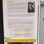 Rafiath Rashid Mithila Instagram - In my University library, Ayra met Mr. Jean Piaget, the father of child psychology and known for his theory of cognitive development in early childhood, who's theory I not only had memorized by heart but also applied them on Ayra when she was between 1 to 3 years old and I was doing my Masters in Early Childhood Development. 😁😁 #ayra_ar_maa #phdlife