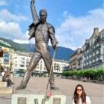 Rafiath Rashid Mithila Instagram - Met Freddie... #FreddieMercury #queenband #montreux #switzerland🇨🇭 #ayra_ar_maayer_obhijan