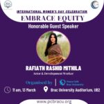 Rafiath Rashid Mithila Instagram - #EmbraceEquity 💜 @bracuniversity