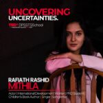 Rafiath Rashid Mithila Instagram - Introducing Mithila, a Bangladeshi luminary excelling in acting, singing and humanitarian work. She embodies the essence of a true cultural icon, leaving a prominent footprint in the realms of entertainment, music, and humanitarianism- Join us in exploring the inspiring story of Mithila, only at TEDxDPSSTSSchool. During her childhood, Mithila trained in Kathak, Manipuri, and Bharat Natyam dance, received guidance in Nazrul Geeti and honed her artistic skills. She achieved her bachelor's and master's degrees in political science at Dhaka University. Mithila completed a second master's in early childhood development, which earned her the prestigious Chancellor's Gold medal. Mithila’s enduring passion for acting started when she became a child actor at the People's Theatre. Her ascent to stardom began with her debut television drama “Shunchen Ekjon Radio Jokeyr Golpo” in 2006, and her groundbreaking role in the iconic series, “Housefull” in 2008. Mithila is a multifaceted woman, who is constantly juggling television roles in the television industry of Bangladesh, while actively acting in the Bangladeshi and Indian Bengali film industry. She is a successful singer-songwriter of popular songs and has earned prestigious awards for her film work. Additionally, she served as a brand ambassador for BBC Janala, Robi, Meril, Dettol, Hyundai, Singer, and others. Mithila has 15 years of experience working in Africa and Asia as an international development worker. She specializes in Early Childhood Development and is currently leading the same program at BRAC International. Her academic prowess continues as she pursues a doctorate in Early Childhood Education at the University of Geneva, embodying her thirst for knowledge. With a rich background in teaching at prestigious Universities and schools in Dhaka, her diverse talents also extend to literature, having written four children's books and published academic and non-academic papers in numerous international journals, blogs, and newspapers. Mithila isn't merely a celebrity, she's a dynamic force driving positivity. Brace yourself for an exhilarating dive into Mithila's incredible narrative at TEDxDPSSTSSchool!!