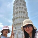 Rafiath Rashid Mithila Instagram - The leaning tower of Pisa! #ayra_ar_maayer_obhijan